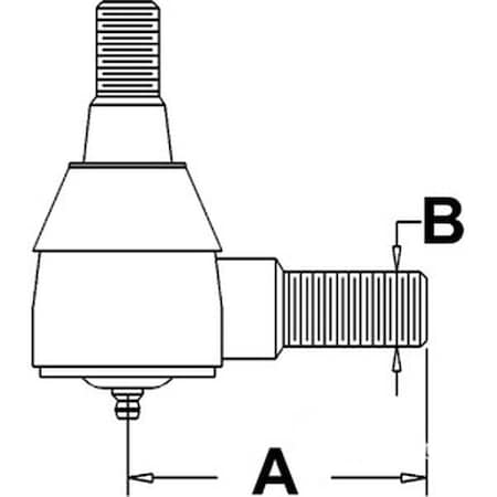 Aic Replacement Parts Power Steering, Cylinder, End Fits International/CaseIH 1090 1170 WN-G102130-PEX